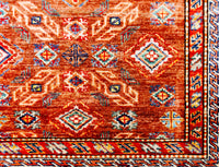 Kazak Super, 243x165 cm, Wolle, Afghanistan - Orientteppiche Zarif