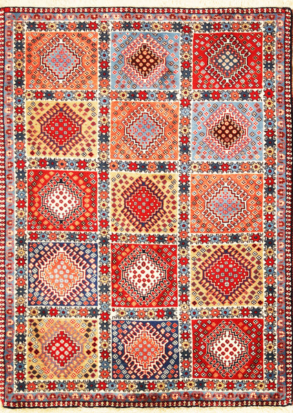 Yalameh, 136x99 cm, Wolle, Iran - Orientteppiche Zarif