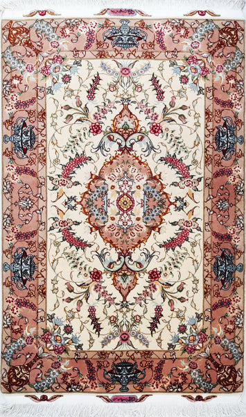 Tabriz, 158x99 cm, Wolle und seide, Iran