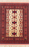 Turkmen, 150x118 cm, Wolle und seide, Afghanistan - Orientteppiche Zarif