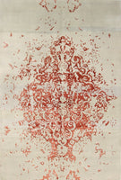 FloorArt Vase, 291x200 cm, Wolle und seide, Indien
