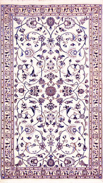 Nain, 210x119 cm, Wolle und seide, Iran - Orientteppiche Zarif