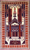 Baluch, 146x90 cm, Wolle, Afghanistan - Orientteppiche Zarif