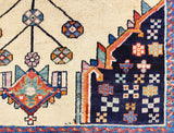 Afshar, 195x119 cm, Wolle, Iran - Orientteppiche Zarif