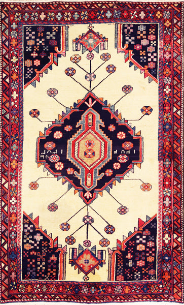 Afshar, 195x119 cm, Wolle, Iran - Orientteppiche Zarif