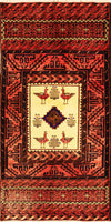Baluch, 149x76 cm, Wolle, Iran - Orientteppiche Zarif