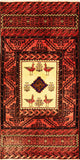 Baluch, 149x76 cm, Wolle, Iran - Orientteppiche Zarif
