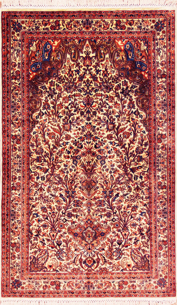 Kashmir, 152x94 cm, Wolle und seide, Indien - Orientteppiche Zarif