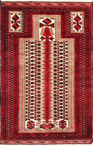 Baluch, 163x109 cm, Wolle, Iran - Orientteppiche Zarif