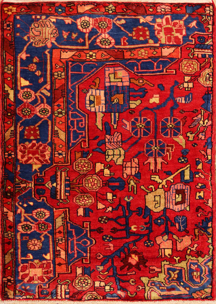 Nahawand, 139x101 cm, Wolle, Iran - Orientteppiche Zarif