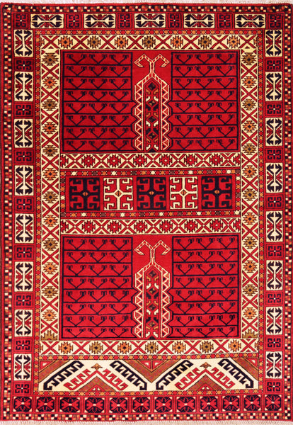 Kargai, 181x125 cm, Wolle, Afghanistan - Orientteppiche Zarif
