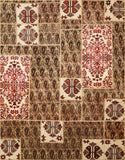 Patchwork, 228x178 cm, Wolle und seide, Iran - Orientteppiche Zarif
