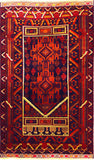 Baluch, 130x86 cm, Wolle, Afghanistan - Orientteppiche Zarif