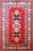 Kazak Royal, 296x209 cm, Wolle, Afghanistan - Orientteppiche Zarif