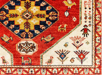 Kazak Royal, 198x150 cm, Wolle, Afghanistan - Orientteppiche Zarif