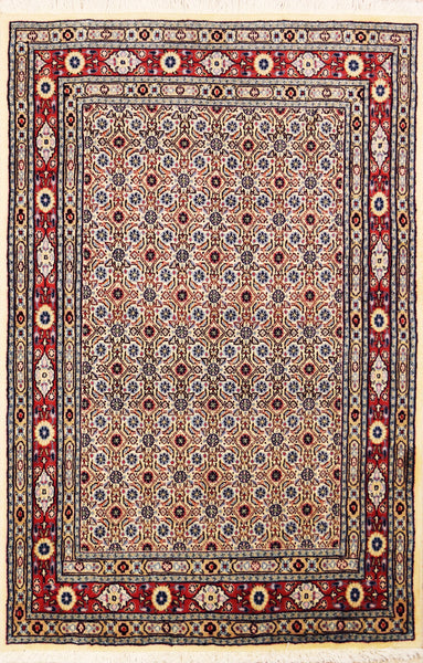 Moud Royal, 151x99 cm, Wolle und seide, Iran - Orientteppiche Zarif
