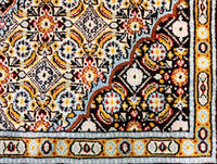 Moud Royal, 154x100 cm, Wolle und seide, Iran - Orientteppiche Zarif