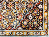 Moud Royal, 154x100 cm, Wolle und seide, Iran - Orientteppiche Zarif