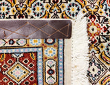Moud Royal, 154x100 cm, Wolle und seide, Iran - Orientteppiche Zarif