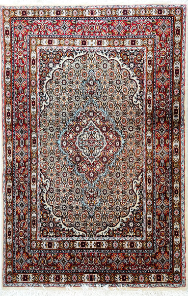 Moud, 155x100 cm, Wolle und seide, Iran