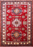 Kazak Royal, 270x191 cm, Wolle, Afghanistan - Orientteppiche Zarif