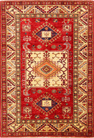 Kazak Royal, 155x104 cm, Wolle, Afghanistan - Orientteppiche Zarif
