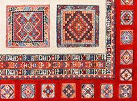 Nimbaft Qashqai, 164x112 cm, Wolle, Iran - Orientteppiche Zarif