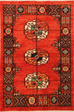 Kiwa, 151x100 cm, Wolle, Afghanistan - Orientteppiche Zarif