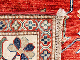 Kazak Super, 203x146 cm, Wolle, Afghanistan - Orientteppiche Zarif