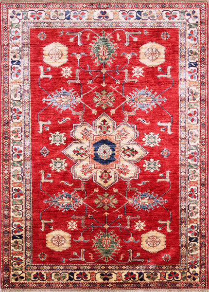 Kazak Super, 203x146 cm, Wolle, Afghanistan - Orientteppiche Zarif