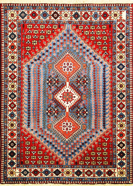 Yalameh, 134x98 cm, Wolle, Iran - Orientteppiche Zarif