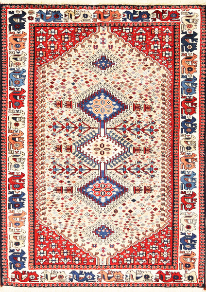 Yalameh, 135x100 cm, Wolle, Iran - Orientteppiche Zarif