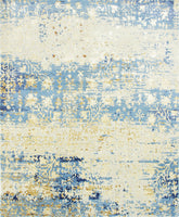 FloorArt Pond, 303x252 cm, Wolle und seide, Indien