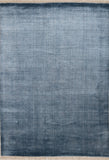 Bamboo Silk, 244x171 cm, Pflanzenseide, modrá