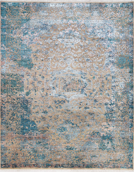 FloorArt Cloud, 221x172 cm, Wolle und seide, Indien