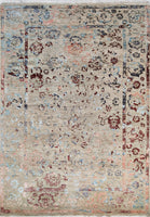 FloorArt Chandelier, 246x171 cm, Wolle und seide, Indien