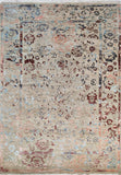 FloorArt Chandelier, 246x171 cm, Wolle und seide, Indien