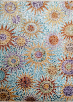 FloorArt Sunrise, 239x173 cm, Wolle und seide, Indien