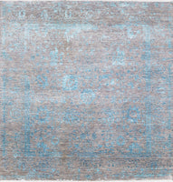 FloorArt Flow, 200x196 cm, Wolle und seide, Indien