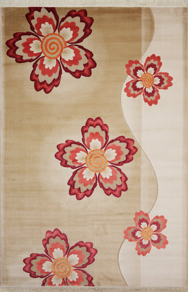 Fantasia, 200x300 cm, Jute und polyester, Iran