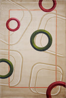 Fantasia, 200x300 cm, Jute und polyester, Iran