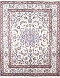 Nain 9 La, 242x196 cm, Wolle und seide, Iran - Orientteppiche Zarif