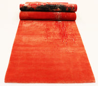 FloorArt Moses, 303x79 cm, Wolle und seide, Indien - Orientteppiche Zarif