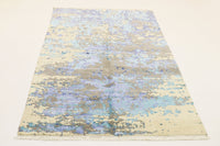 FloorArt Thousand Lakes, 294x196 cm, Wolle und seide, Indien - Orientteppiche Zarif