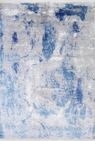 Abstract Blue, 292x198 cm, Wolle und seide, Indien - Orientteppiche Zarif