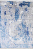 Abstract Blue, 292x198 cm, Wolle und seide, Indien - Orientteppiche Zarif