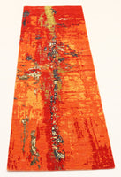 FloorArt Trail, 264x78 cm, Wolle und seide, Indien - Orientteppiche Zarif