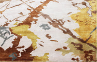 FloorArt Serengeti, 299x243 cm, Wolle und seide, Indien - Orientteppiche Zarif