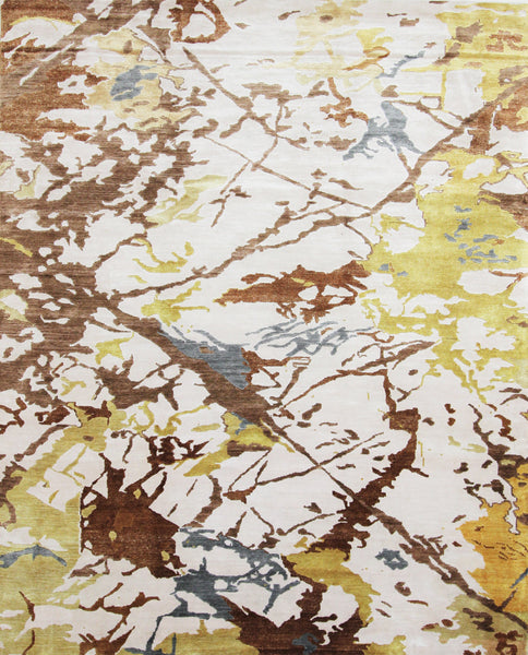 FloorArt Serengeti, 299x243 cm, Wolle und seide, Indien - Orientteppiche Zarif