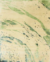 FloorArt Watercolour, 296x239 cm, Wolle und seide, Indien - Orientteppiche Zarif